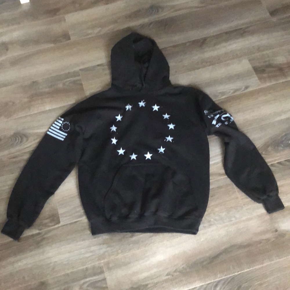 Grunt style Betsy Ross flag hoodie